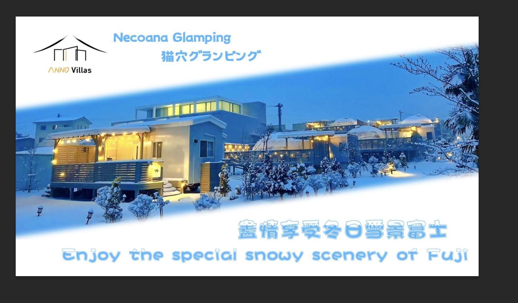Necoana Glamping Annovillasグランピング Fujikawaguchiko Exterior foto